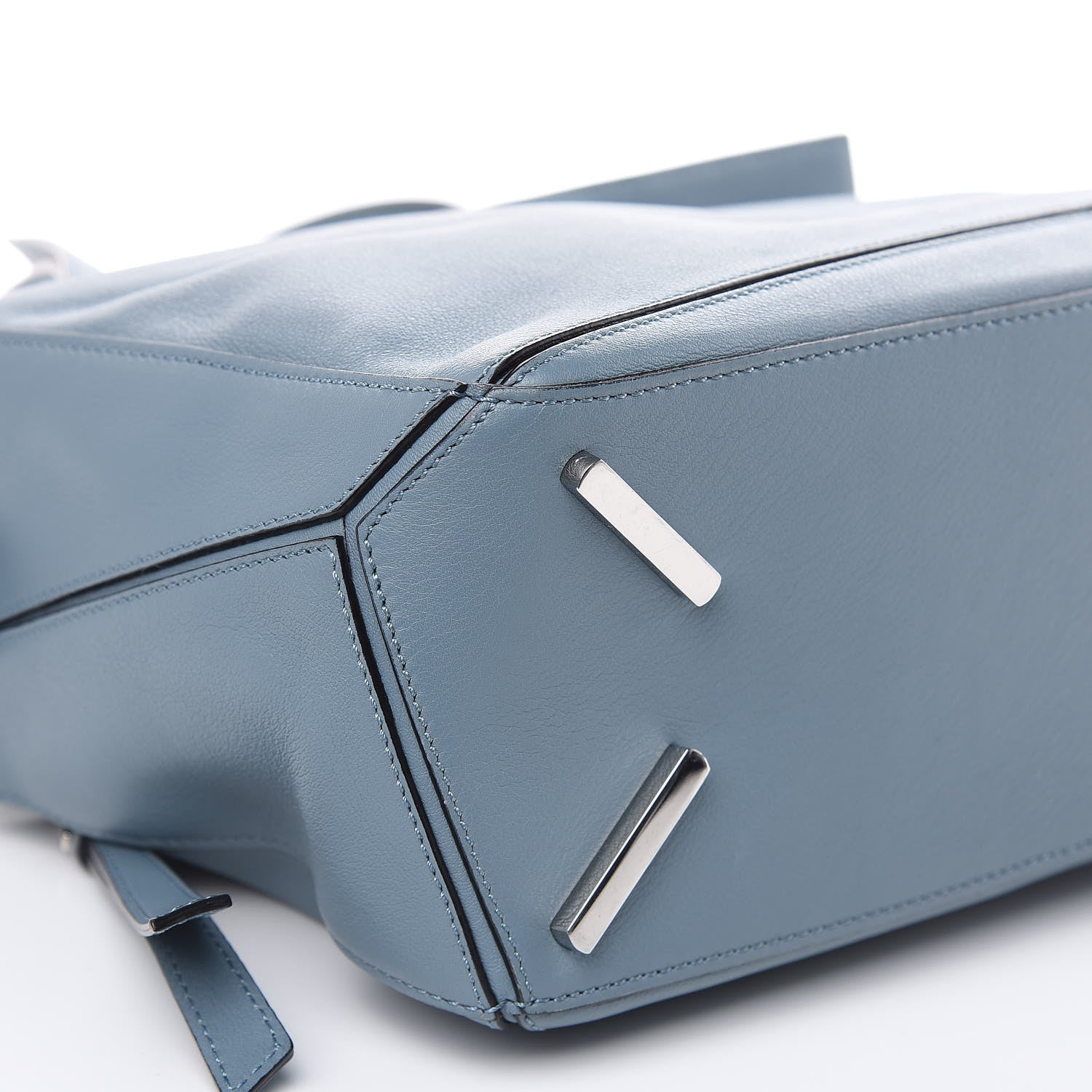 Loewe Calfskin Small Puzzle Bag Light Blue 8 of 10