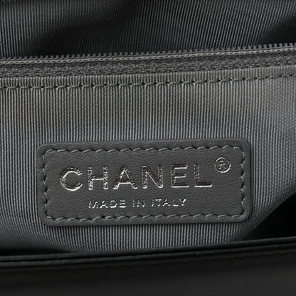 Chanel Lambskin Quilted Large Boy Flap Black 6 of 10
