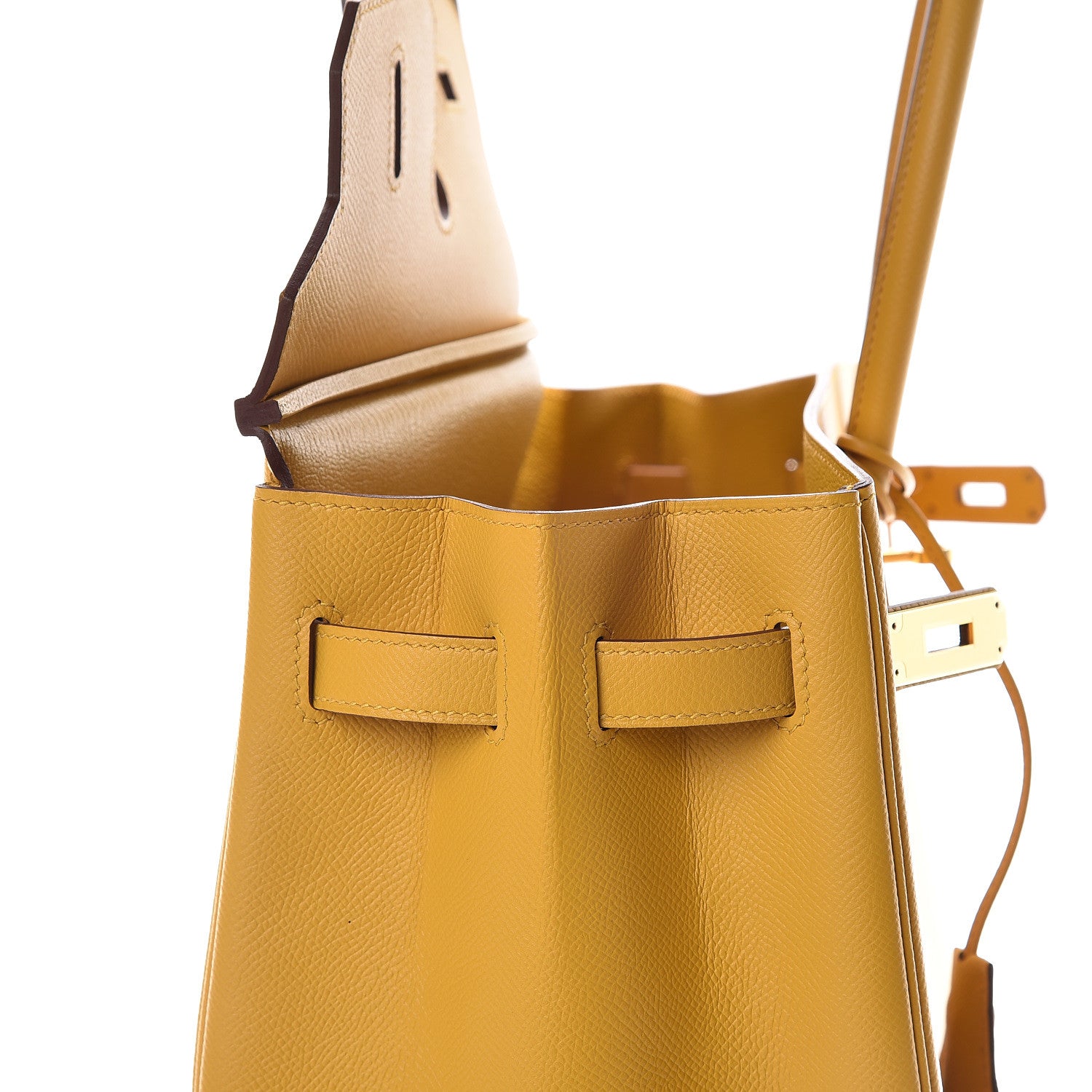 Hermes Epsom Birkin 35 Jaune Ambre 18 of 38