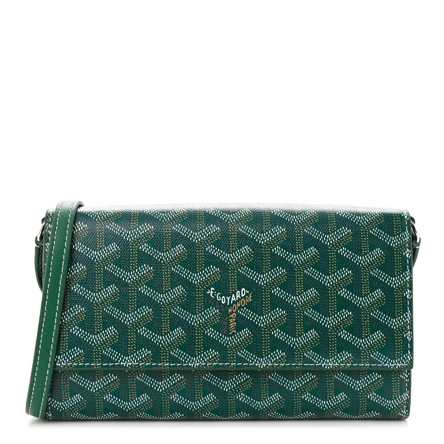 Goyardine Varenne Continental Wallet Green
