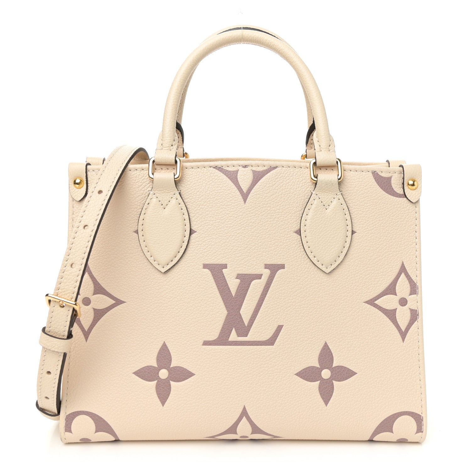 Louis Vuitton Empreinte Monogram Giant Onthego PM Creme Bois de Rose 1 of 10