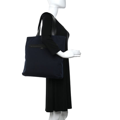 Dolce & Gabbana Nylon Leopard Reversible Tote Navy Black 2 of 16