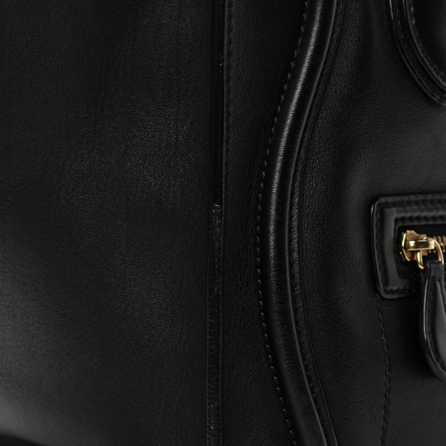 Celine Smooth Calfskin Mini Luggage Black 11 of 17