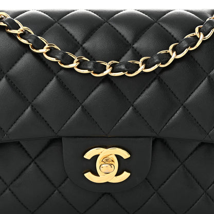 Chanel Lambskin Quilted Small Double Flap Black 8 of 10