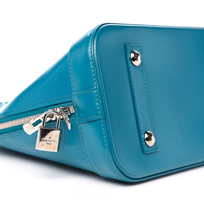 Louis Vuitton Epi Alma PM Cyan 6 of 9