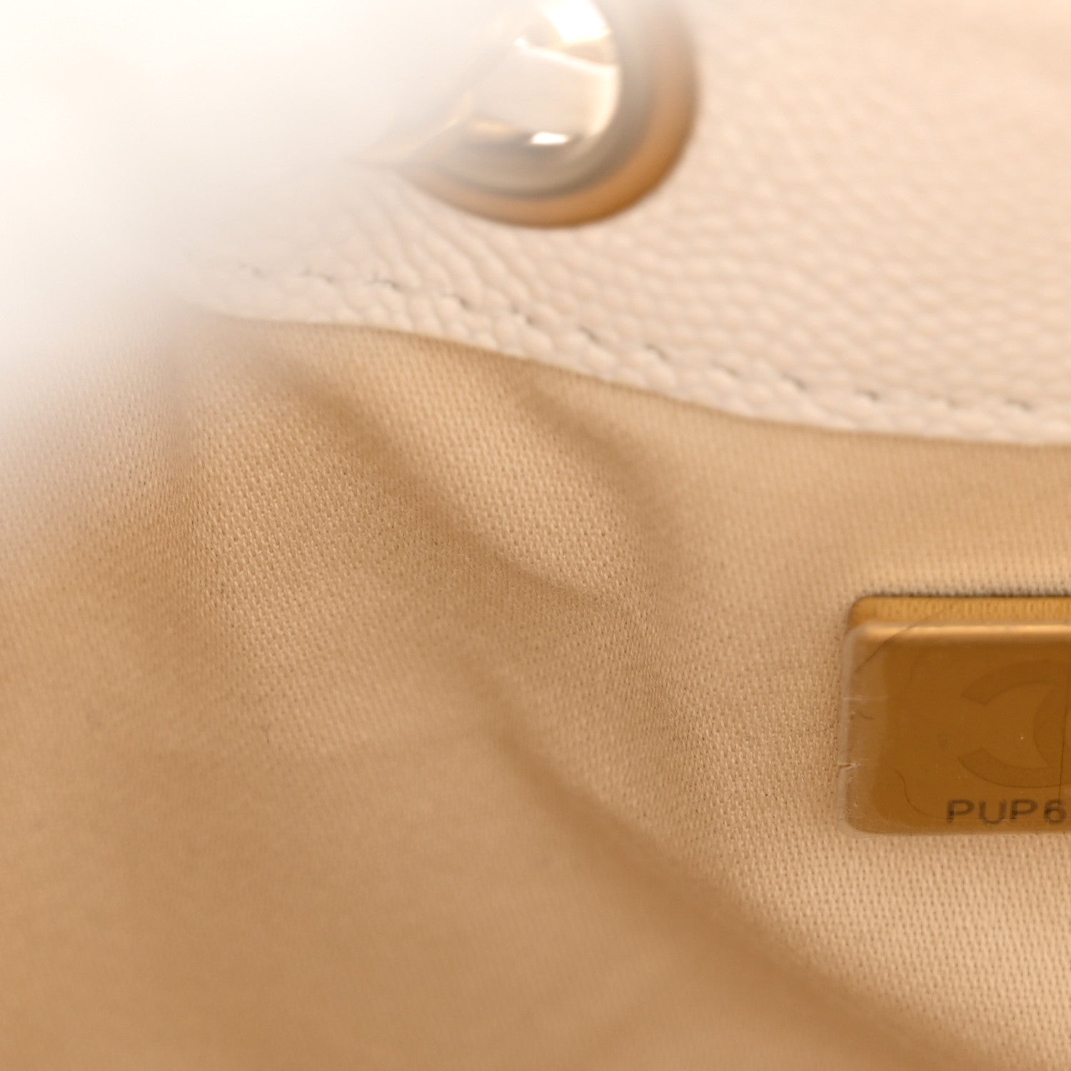 Chanel Caviar Quilted Small Chanel 25 Handbag White 7 of 10