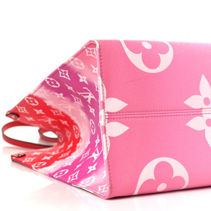 Louis Vuitton Monogram Escale Onthego GM Rouge 8 of 9