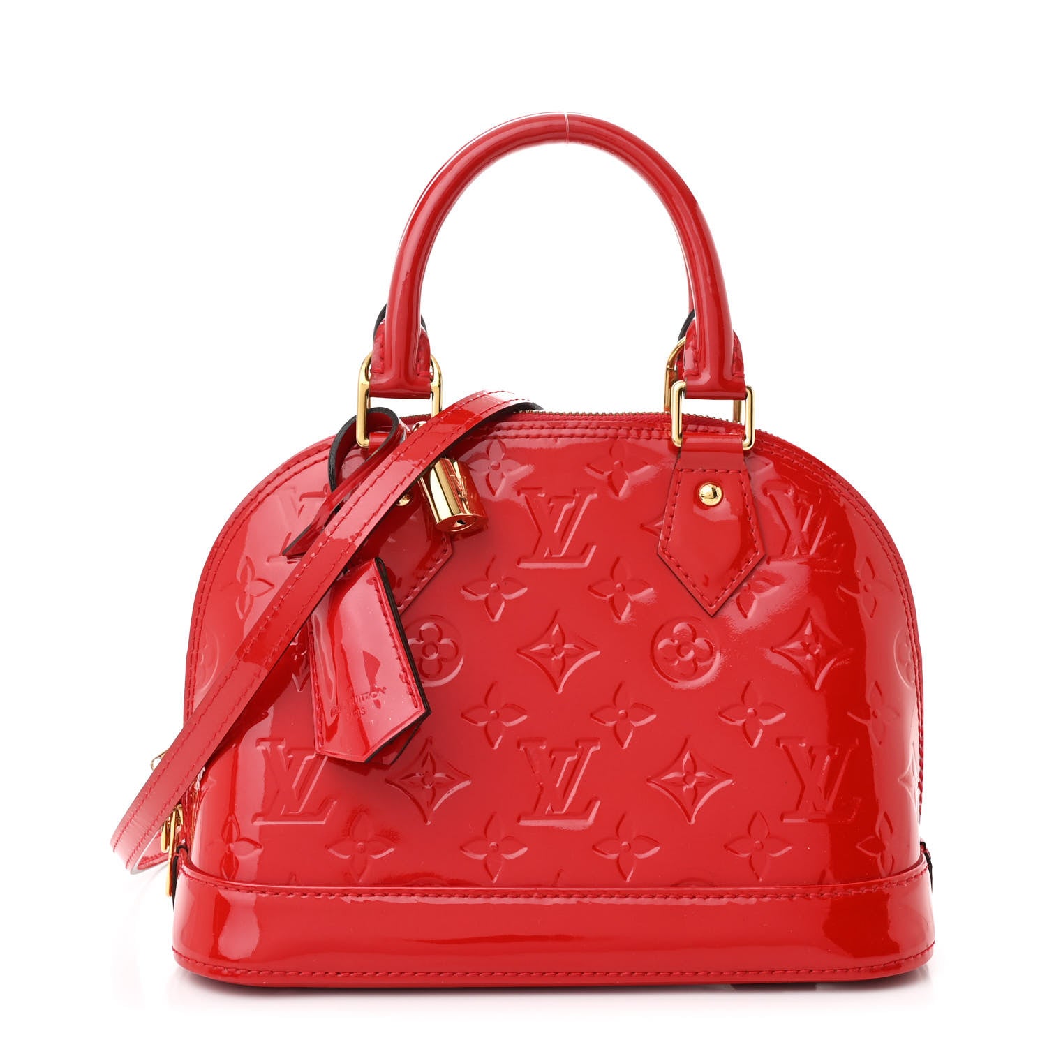 Louis Vuitton Vernis Alma BB Cherry 1 of 11