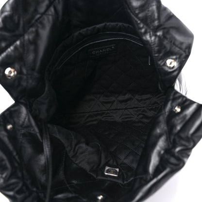 Chanel Shiny Calfskin Quilted Small Chanel 22 Black 6 of 11