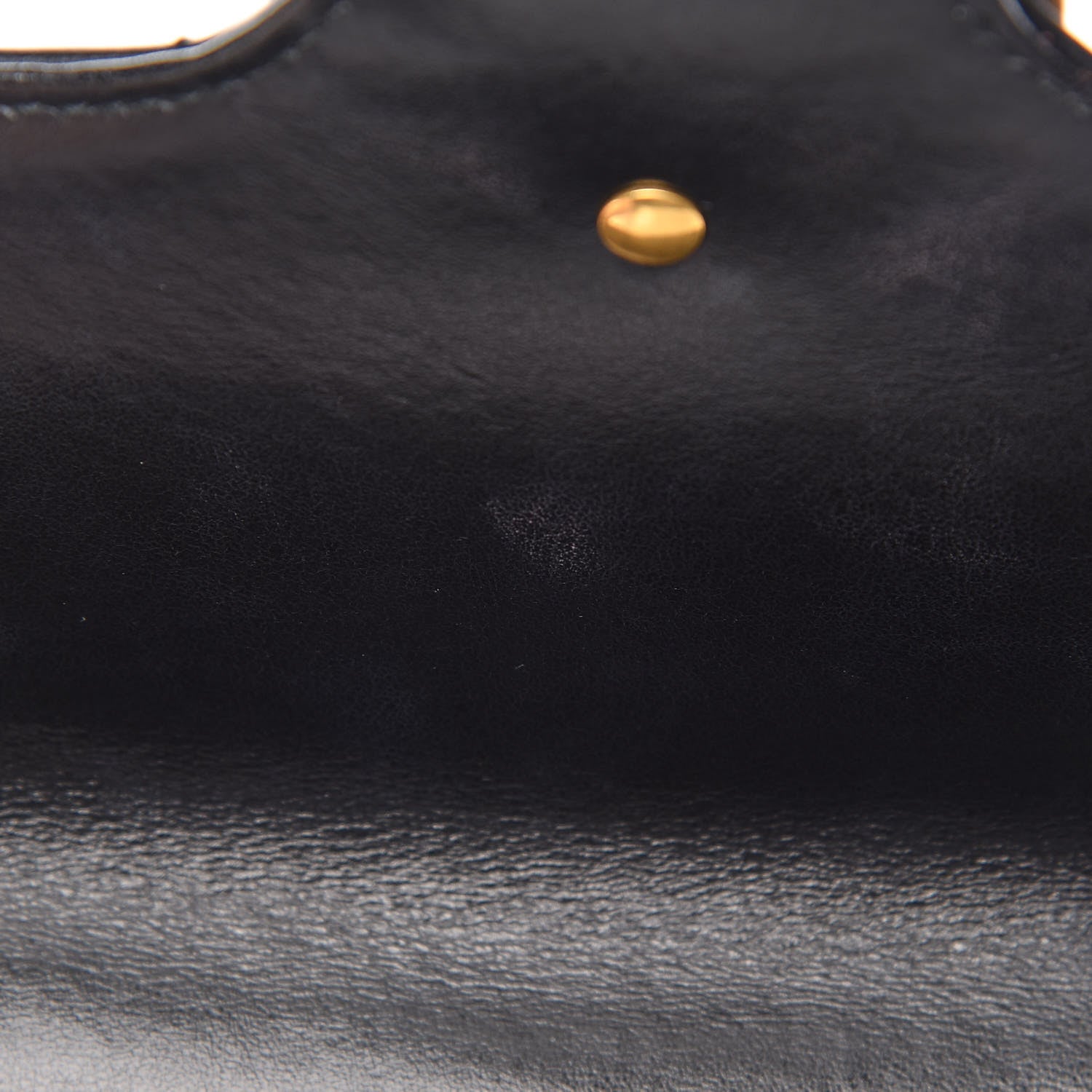 Gucci Calfskin Matelasse Small GG Marmont Top Handle Shoulder Bag Black 12 of 17