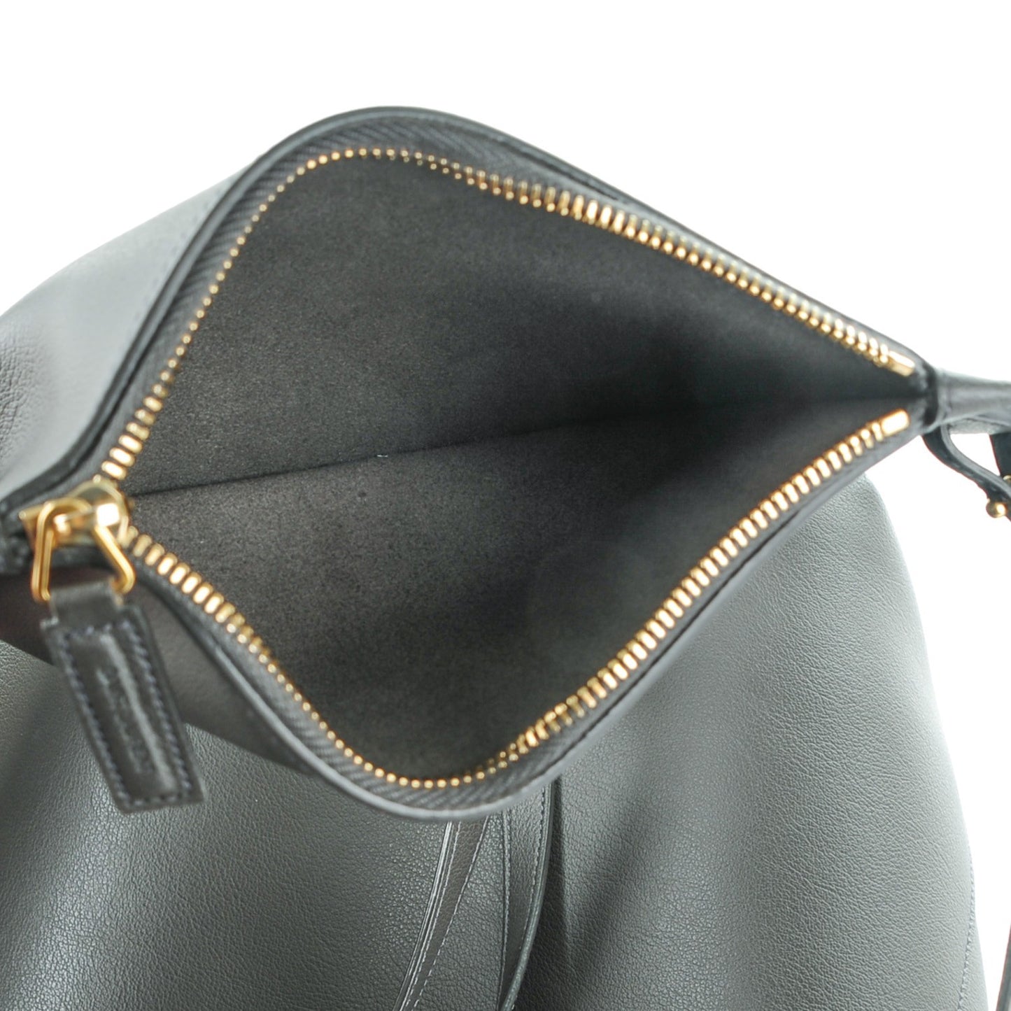 Calfskin Large Shopping Tote Dark Grey