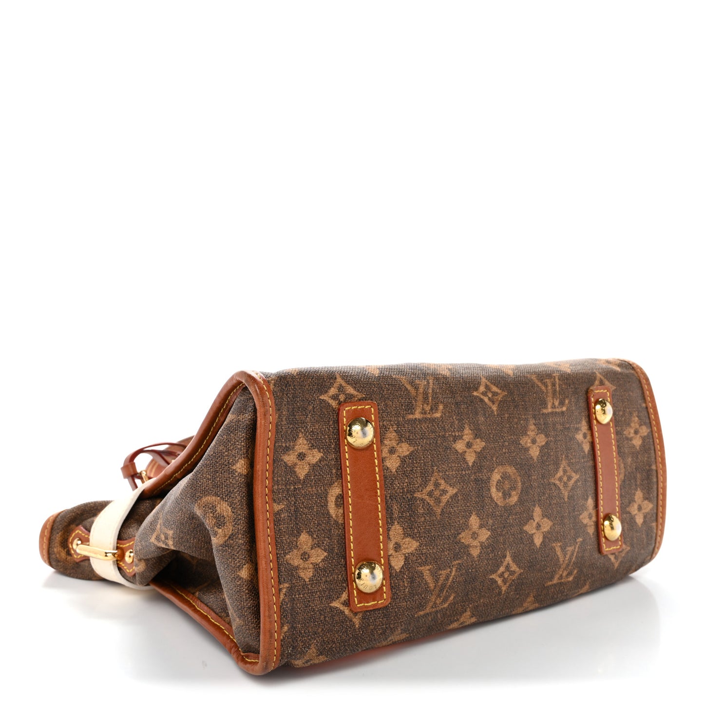 Monogram Rayures Tisse Sac PM
