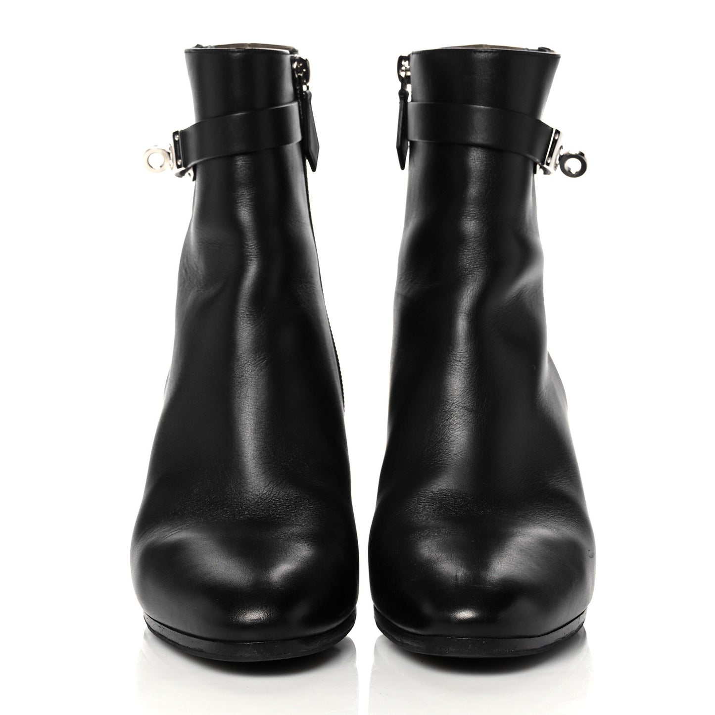 Calfskin Saint Germain Ankle Boots 38.5 Black