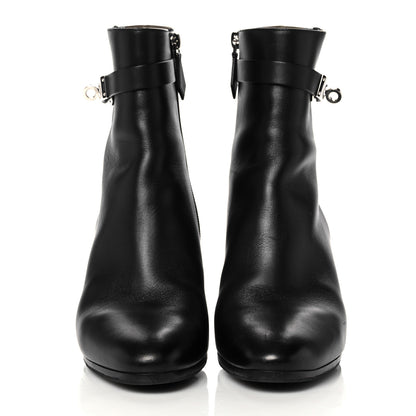 Hermes Calfskin Saint Germain Ankle Boots 38.5 Black 2 of 17