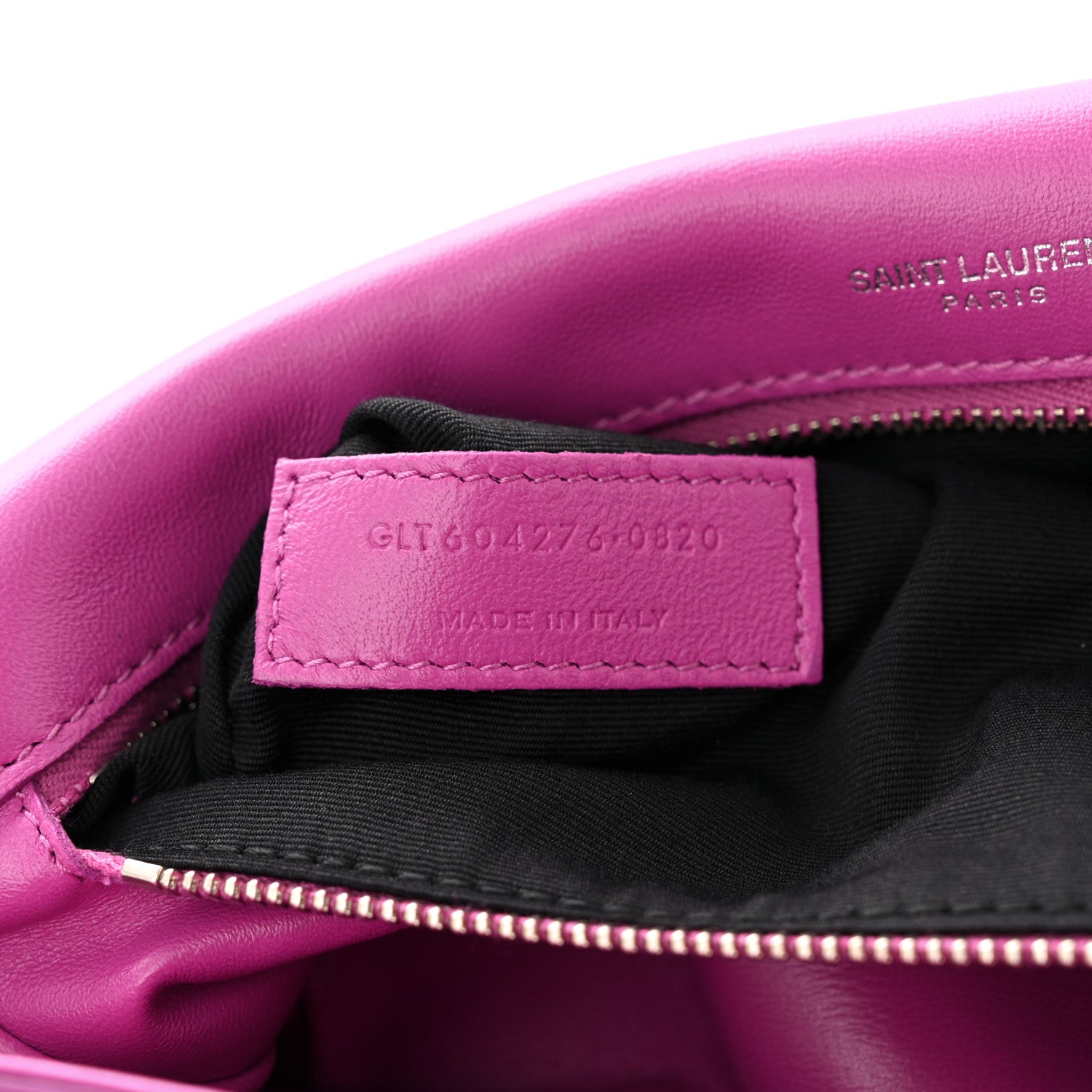Saint Laurent Suede Monogram Tassel Kate 99 Electric Fuxia 7 of 10