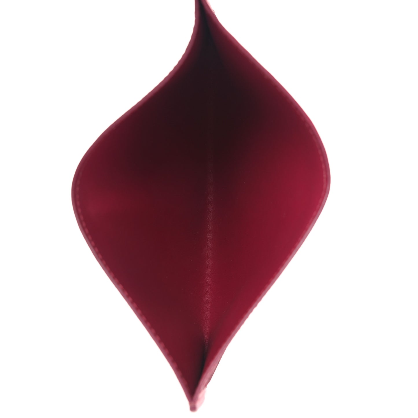 Calfskin Felicie Card Holder Insert Fuchsia