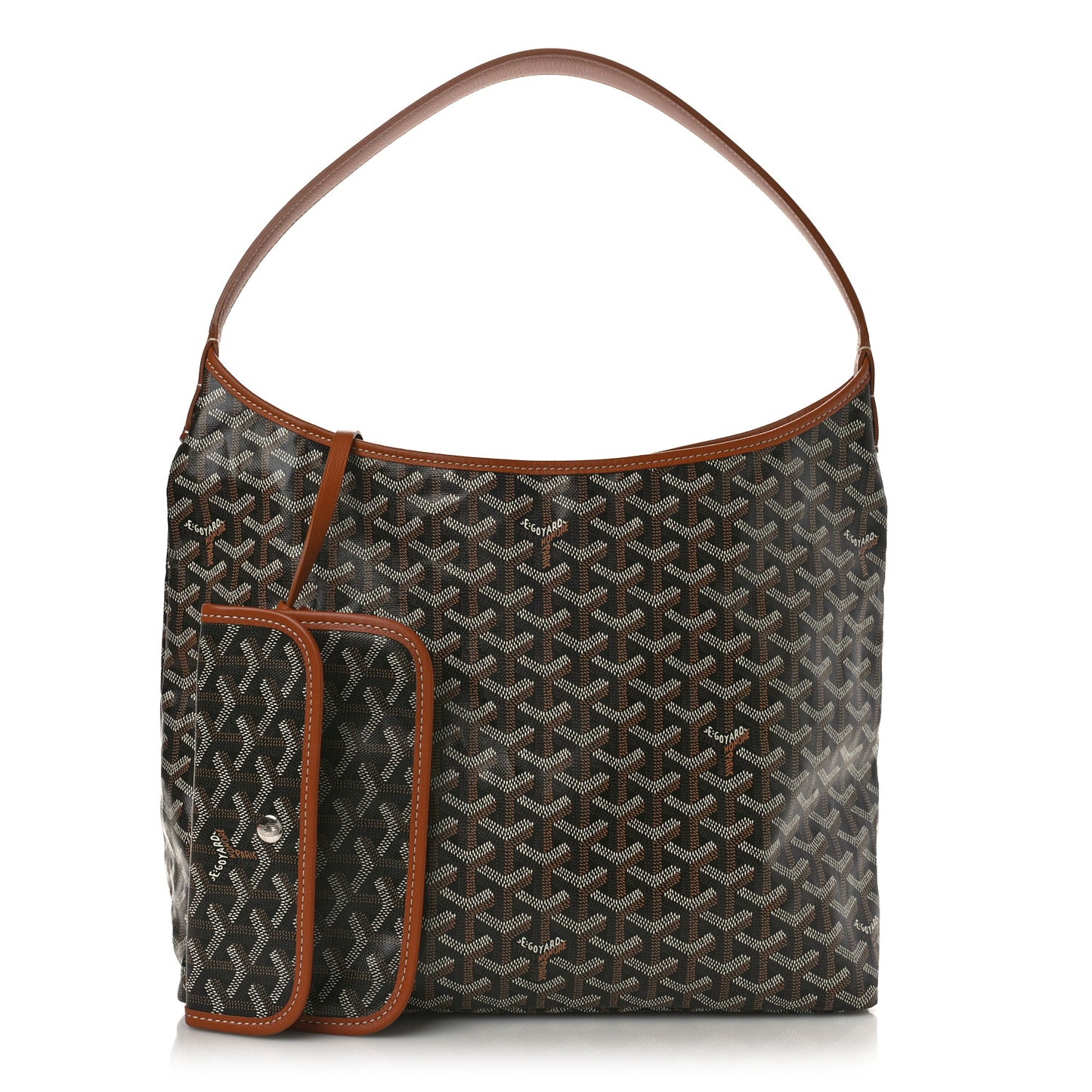 Goyardine Boheme Hobo Black Gold