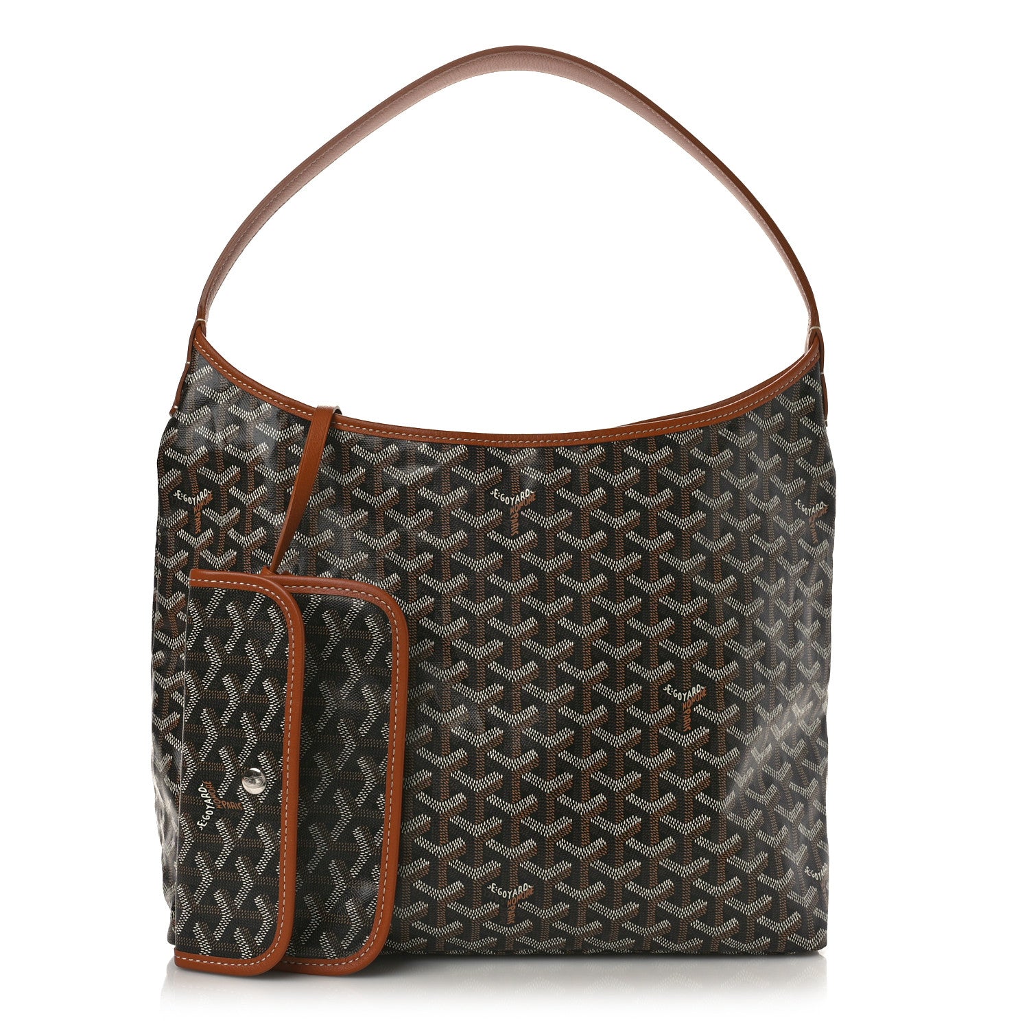 Goyard Goyardine Boheme Hobo Black Gold 2 of 7
