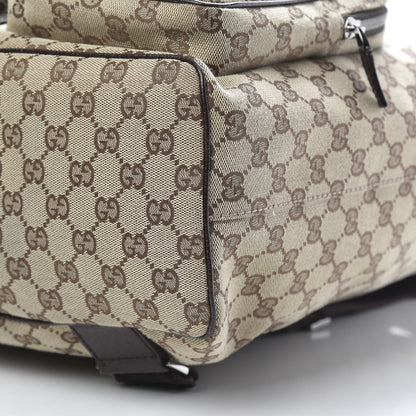 Gucci Monogram Backpack Dark Brown 9 of 12