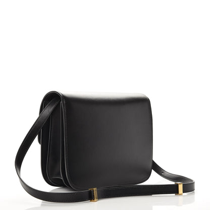 Celine Box Calfskin Medium Classic Box Flap Bag Black 3 of 7