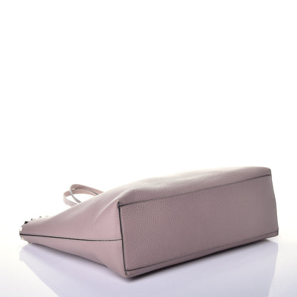 Valentino Garavani Grained Calfskin Rockstud Shoulder Tote Poudre 4 of 9