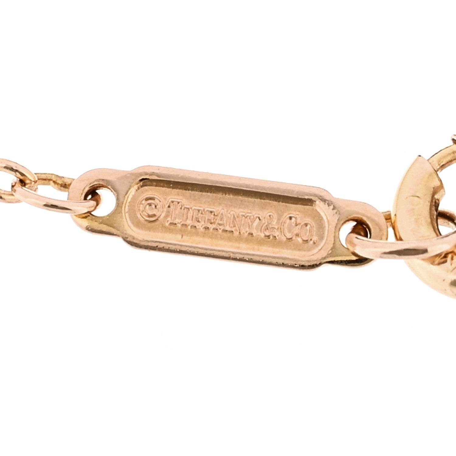 Tiffany 18K Rose Gold T Single Chain Bracelet 4 of 5