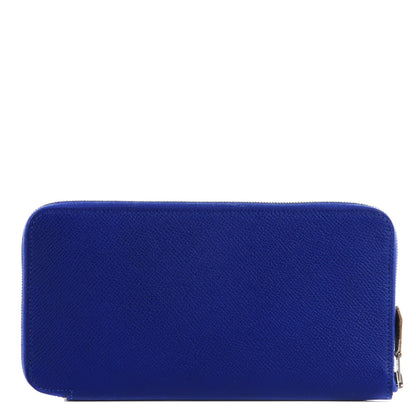 Hermes Epsom Silk'In Wallet Bleu Electrique 1 of 11