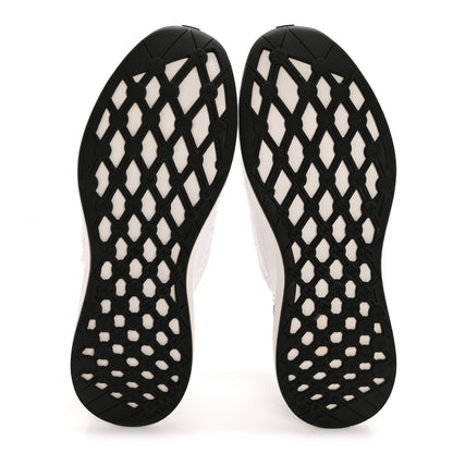 Chanel Fabric Logo Sneakers 39.5 White 6 of 9