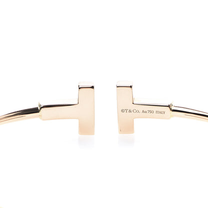 Tiffany 18K Rose Gold T Wire Bracelet 4 of 5