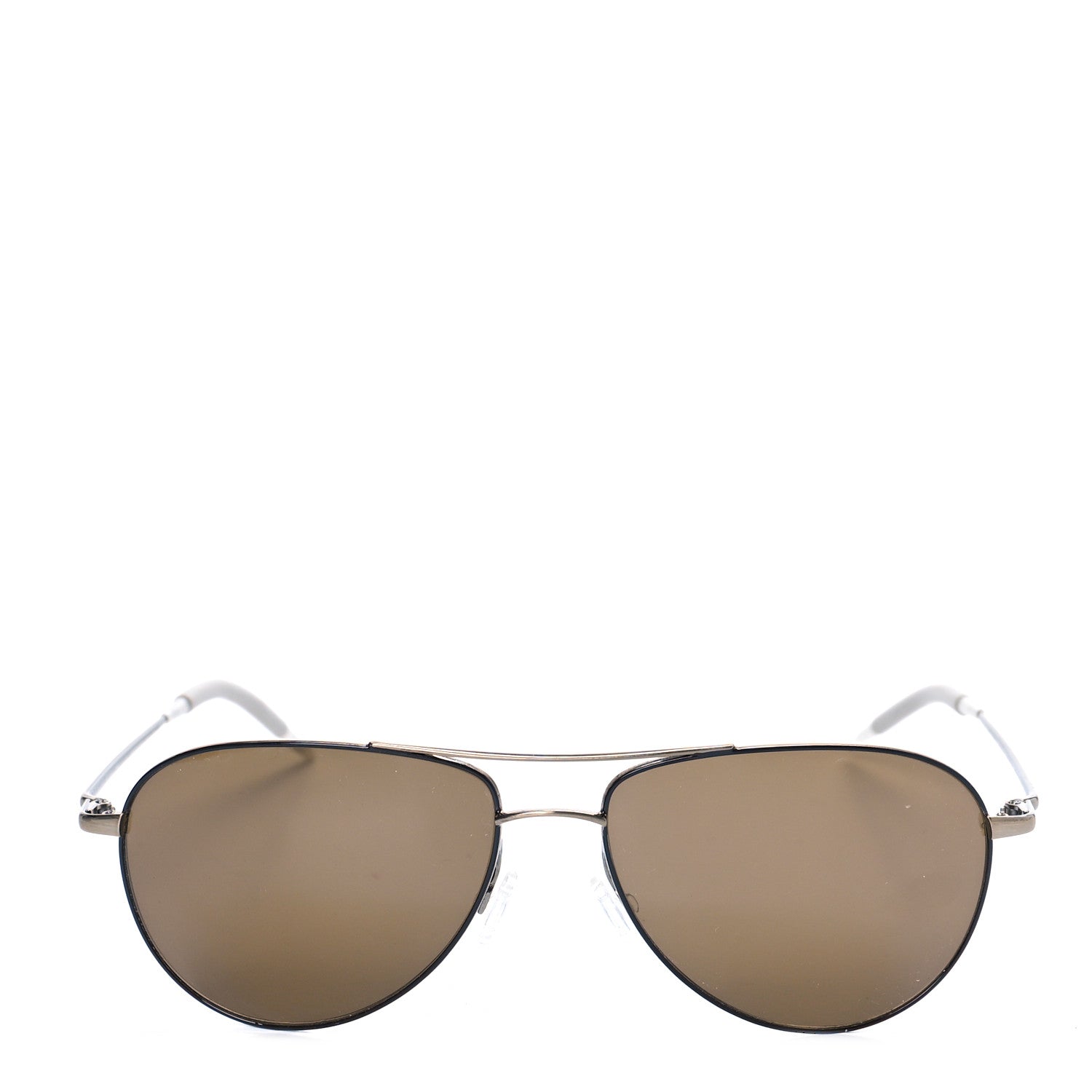 Oliver Peoples Benedict Aviator Sunglasses Gold 2 of 6