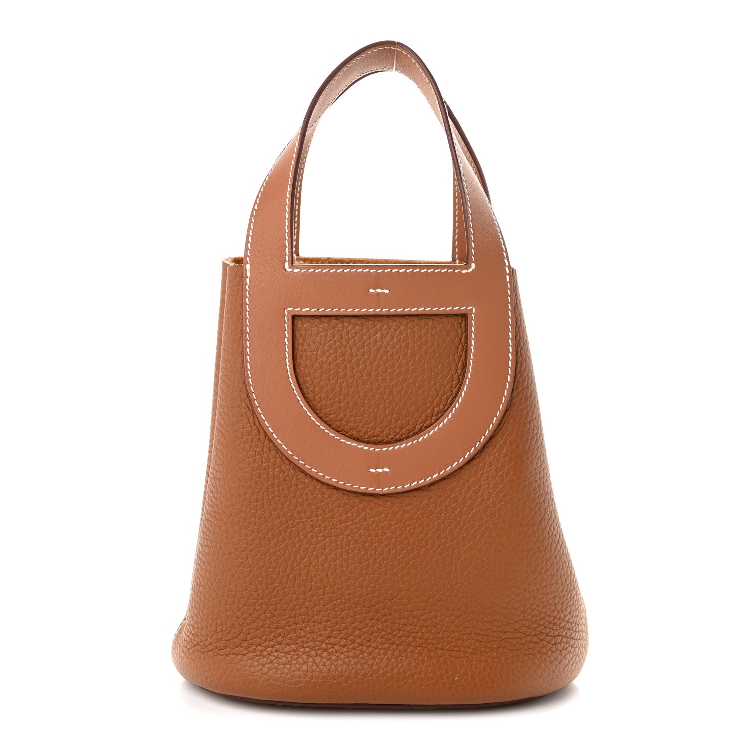 Hermes Taurillon Clemence Swift In-The-Loop 18 Bag Gold 1 of 10