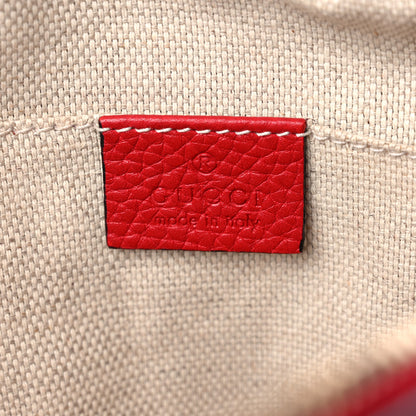 Gucci Pebbled Calfskin Small Soho Disco Bag Tabasco Red 6 of 16