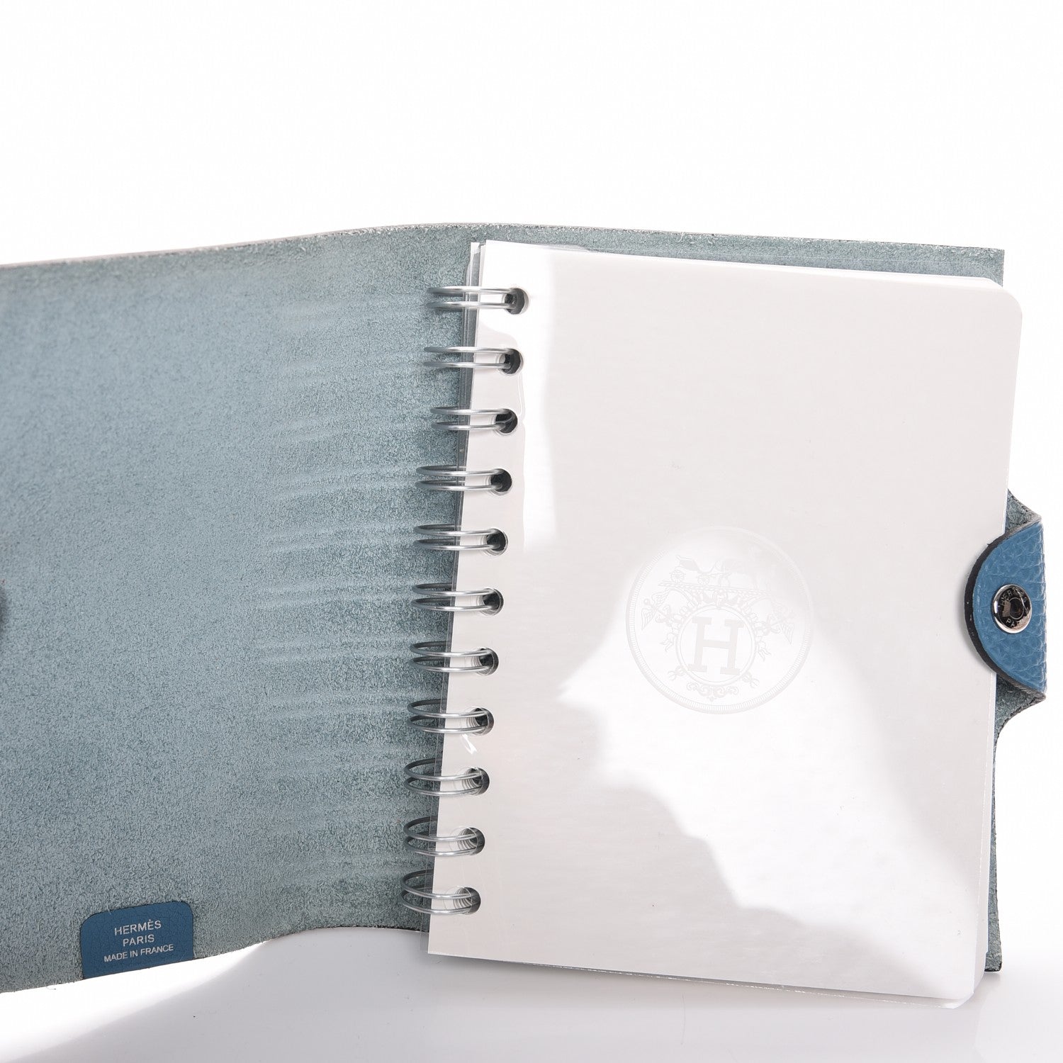 Hermes Togo Ulysse PM Agenda Cover Blue Jean 7 of 10