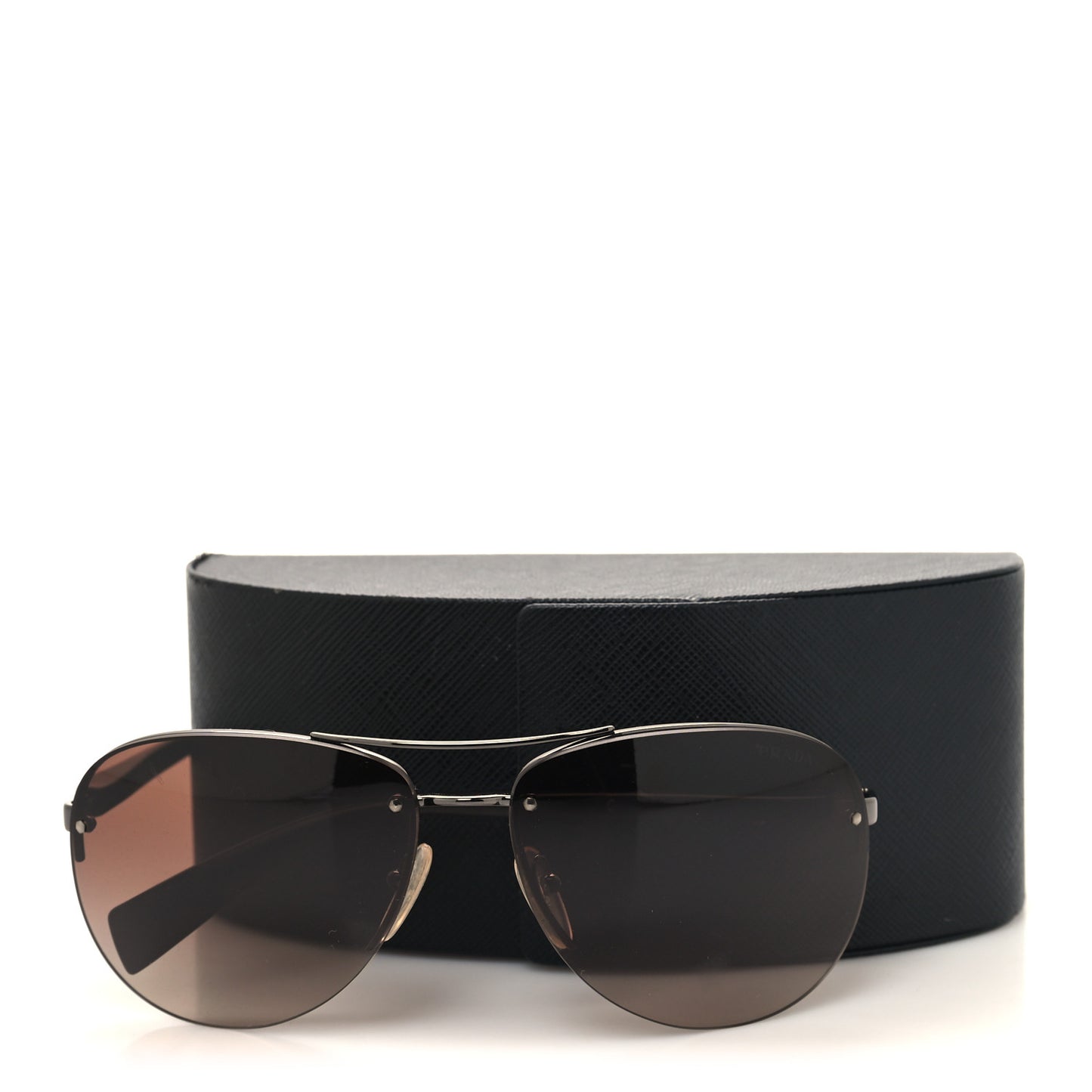 Metal Aviator Sunglasses Black