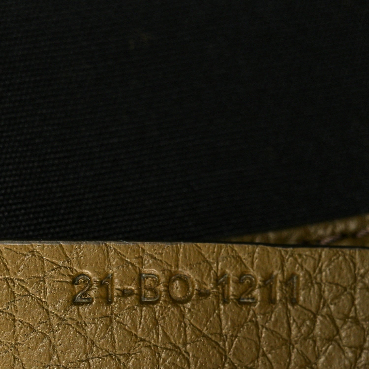 Christian Dior Calfskin Lingot 50 Bag Green 6 of 11