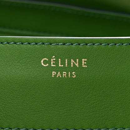 Celine Supple Calfskin Medium Phantom Luggage Green 6 of 10