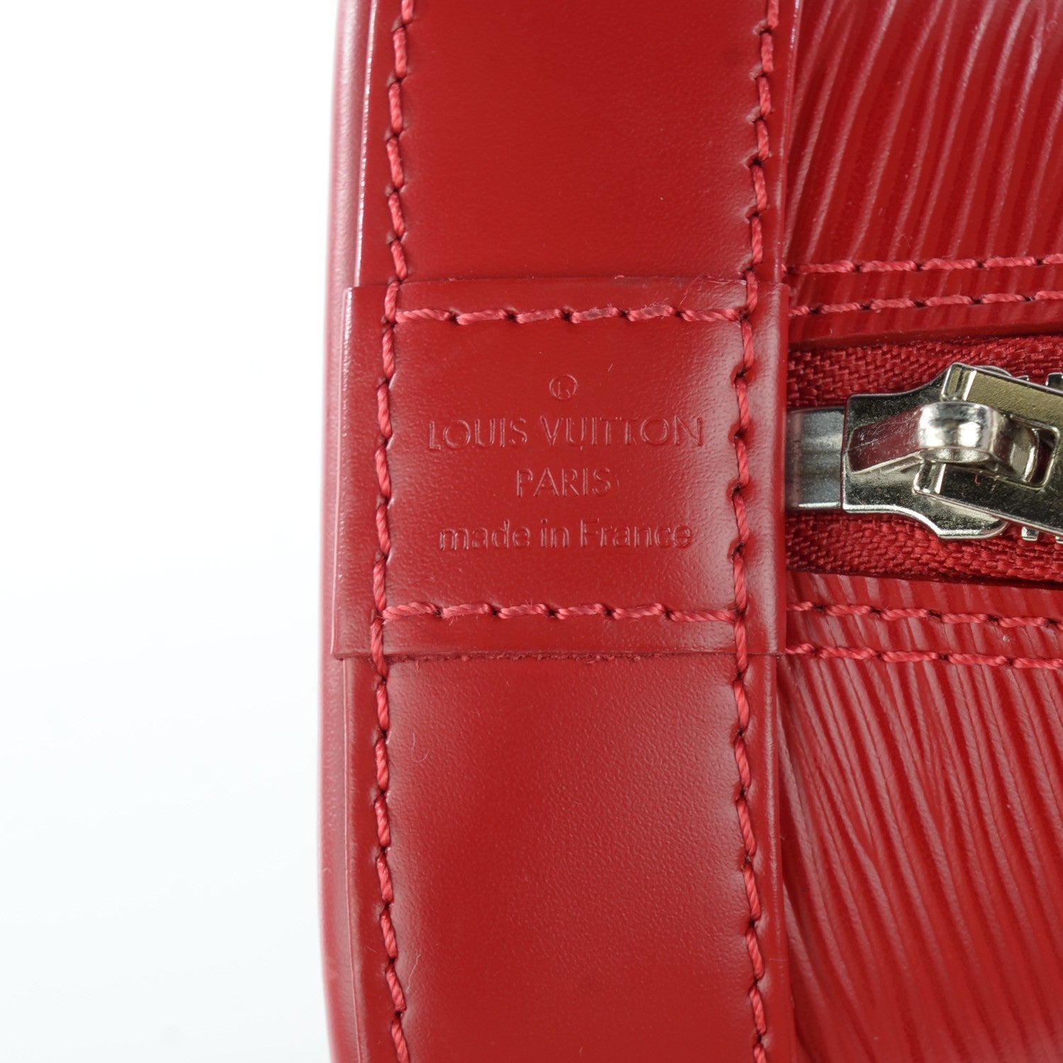 Louis Vuitton Epi Alma BB Carmine 5 of 7