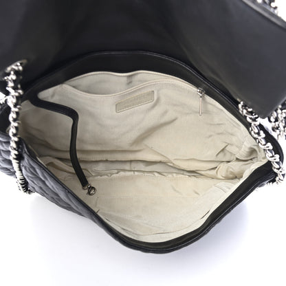 Chanel Washed Lambskin Quilted Maxi Chain Around Flap Black 4 of 4