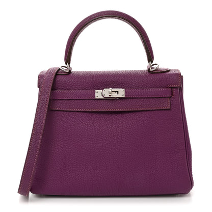 Hermes Togo Kelly Retourne 25 Anemone 1 of 19