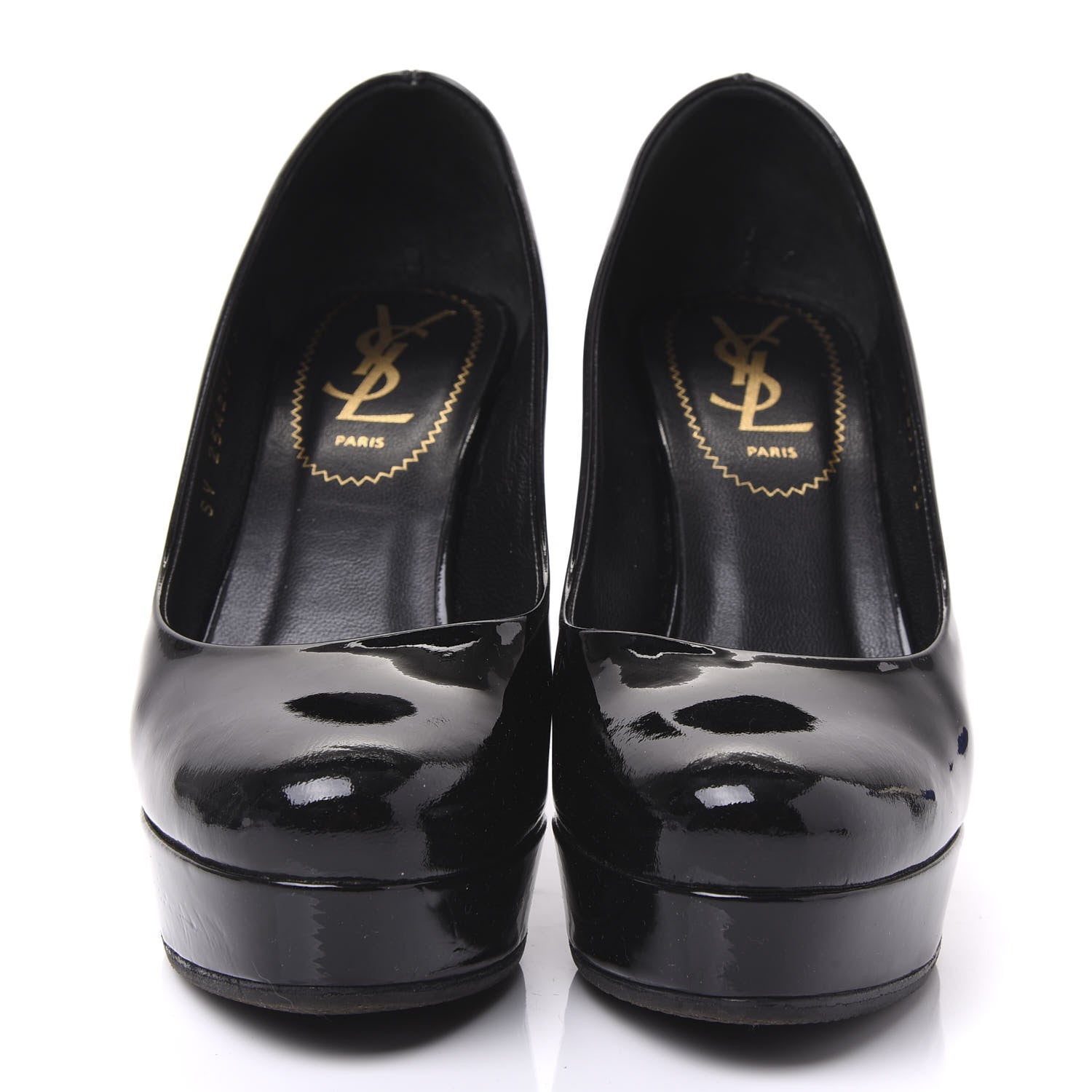 Saint Laurent Patent Tribtoo 80 Platform Pumps 35 Black 3 of 9