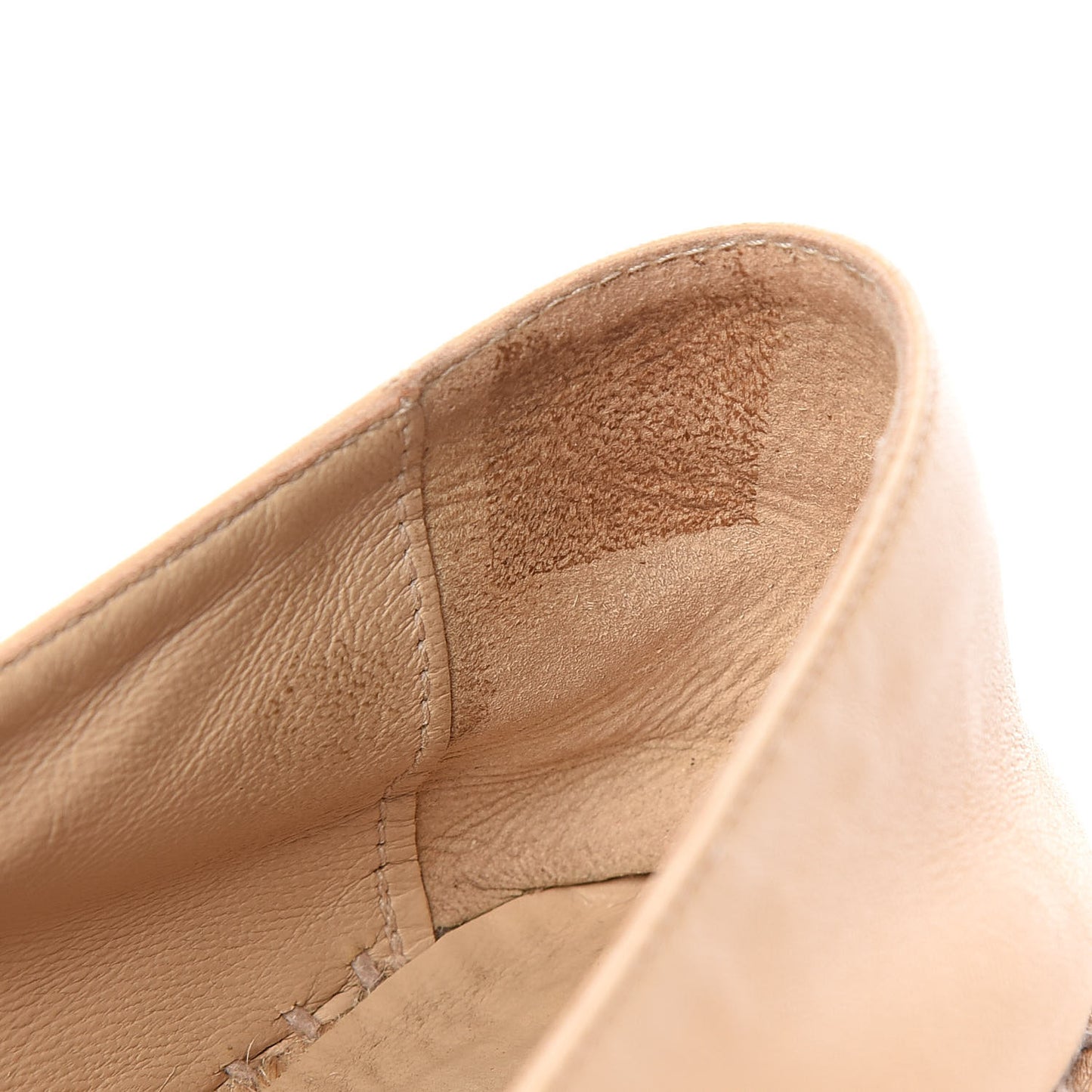 Lambskin CC Espadrilles 37 Beige Black