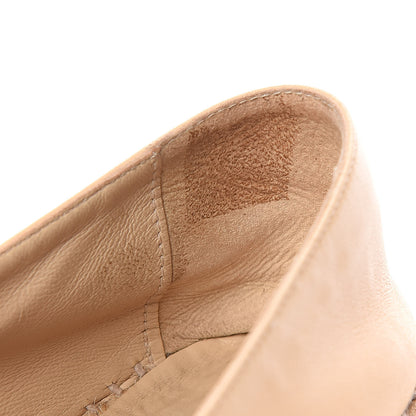 Chanel Lambskin CC Espadrilles 37 Beige Black 13 of 15