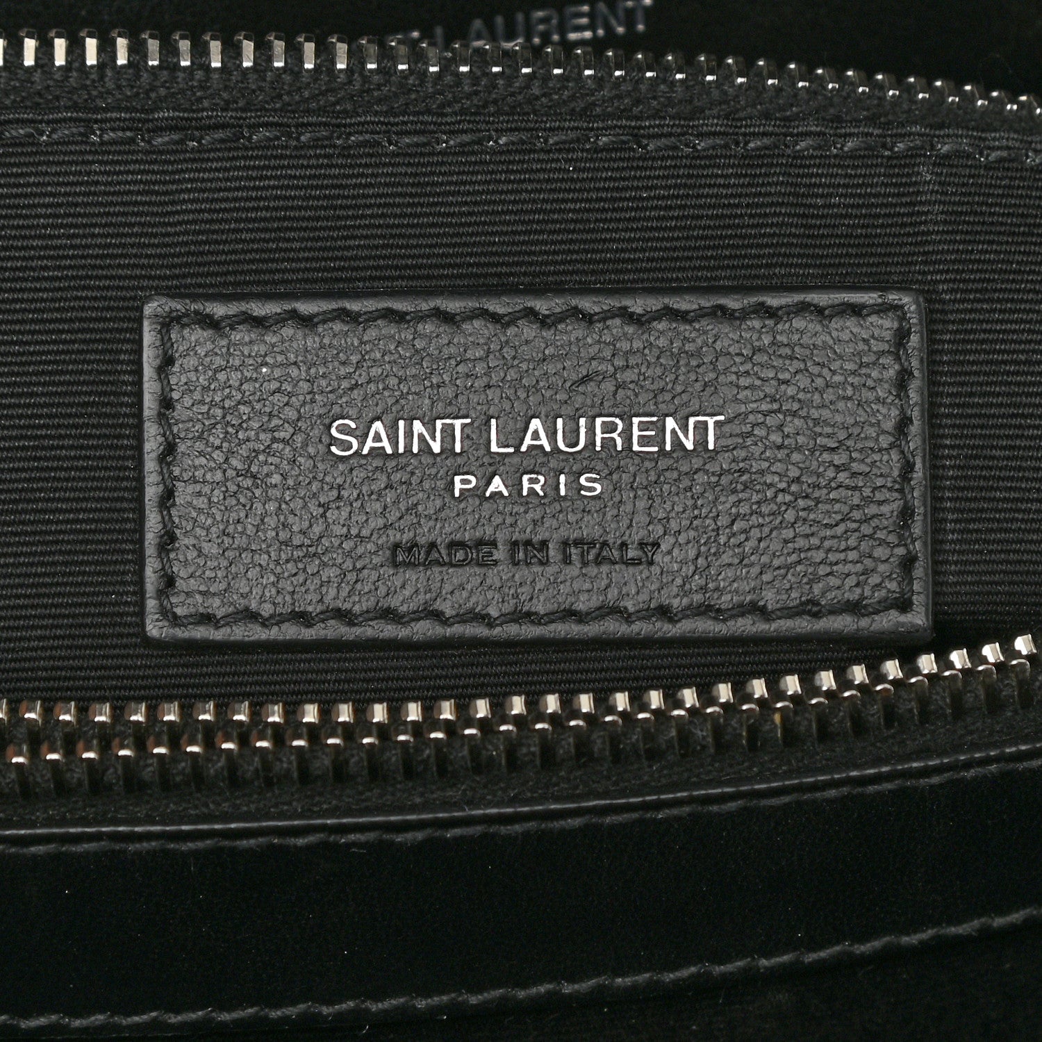 Saint Laurent Calfskin Y Quilted Monogram Medium Loulou Chain Satchel Black 7 of 9