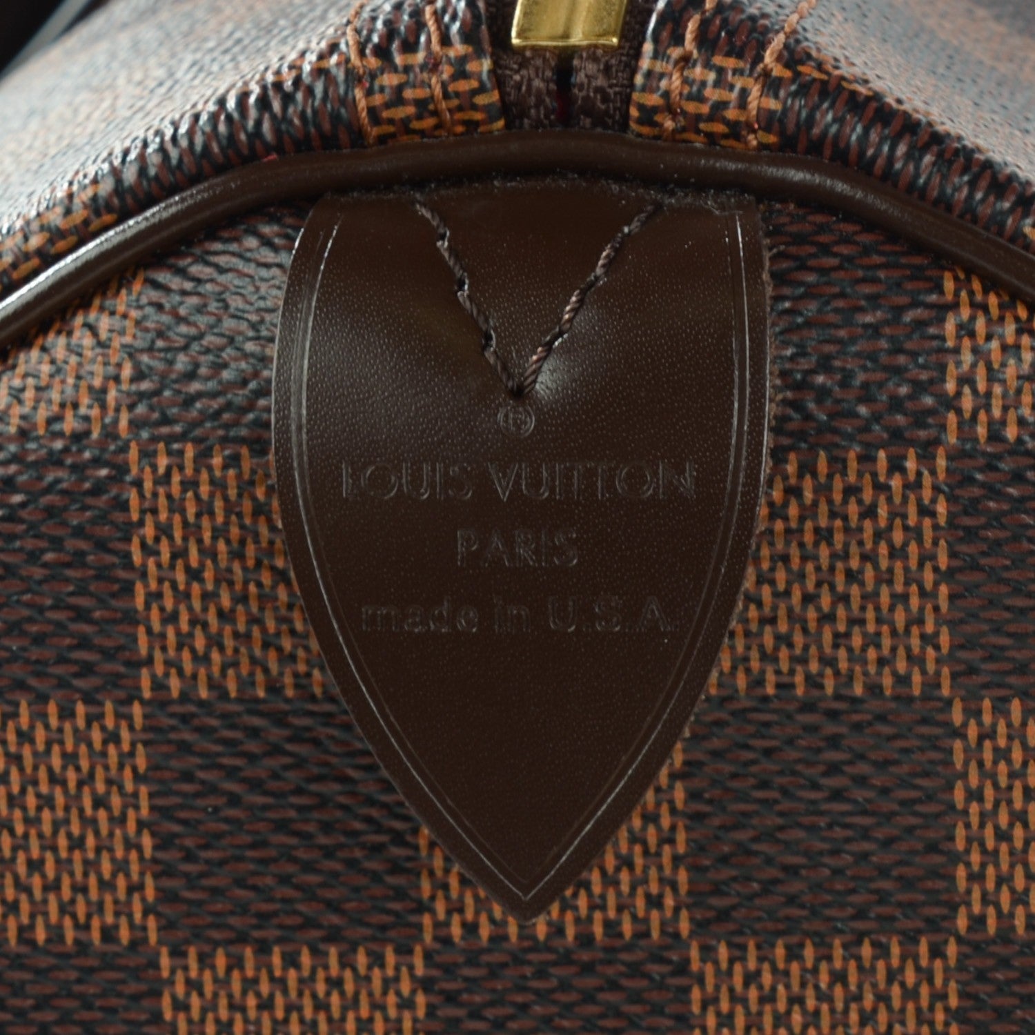 Louis Vuitton Damier Ebene Speedy 35 6 of 8