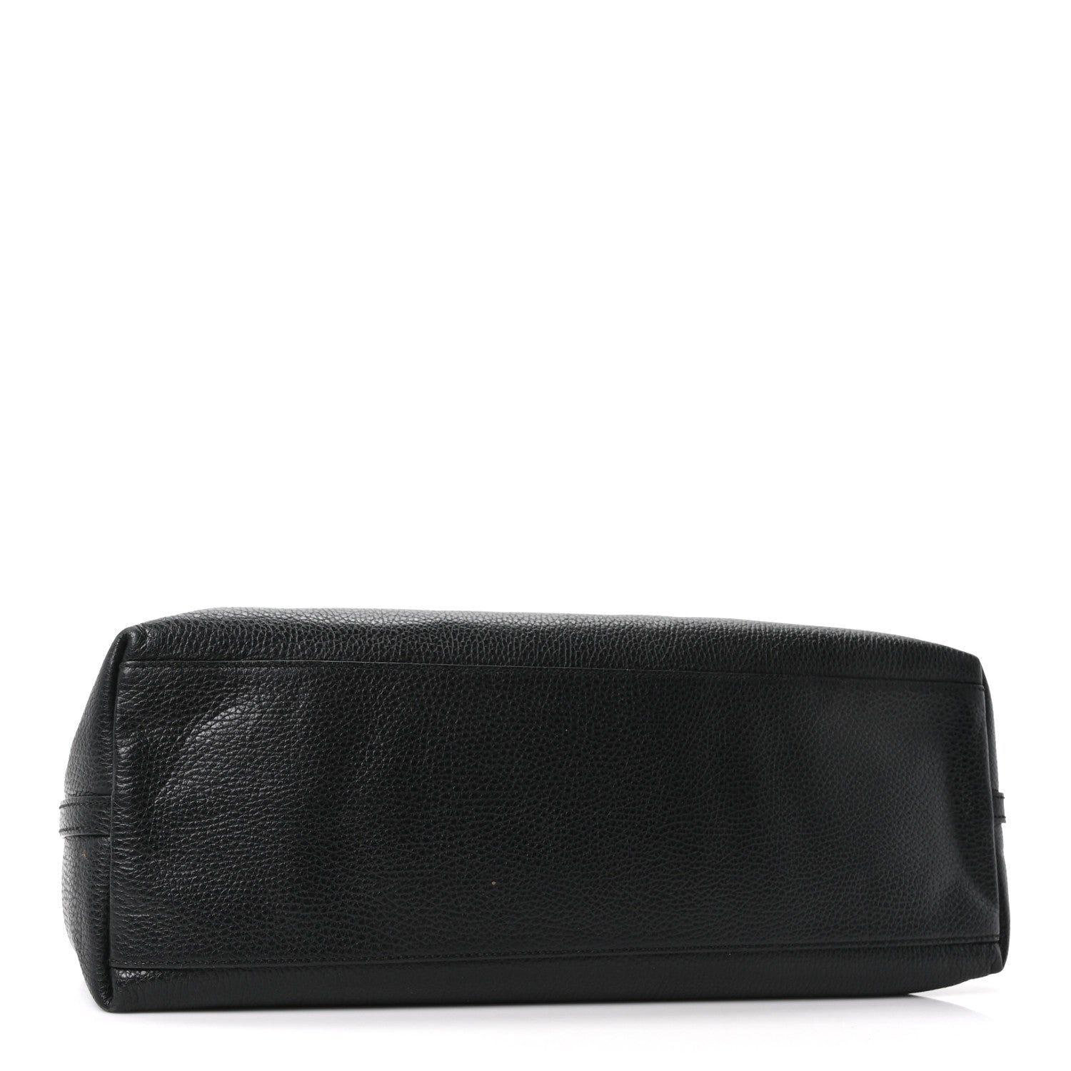 Gucci Calfskin Large Gifford Braided Handle Tote Black 4 of 10
