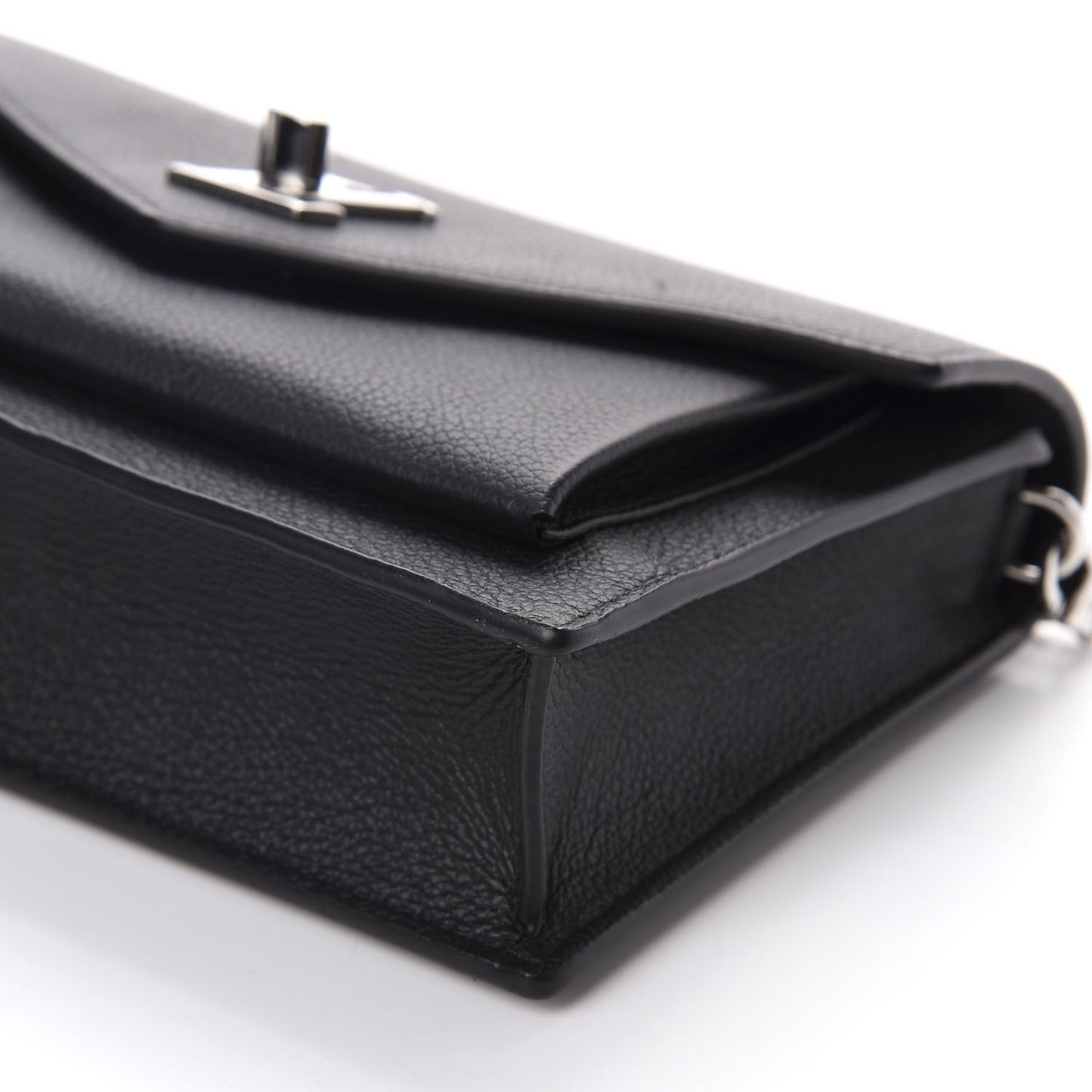 Soft Calfskin My Lockme Chain Bag BB Black