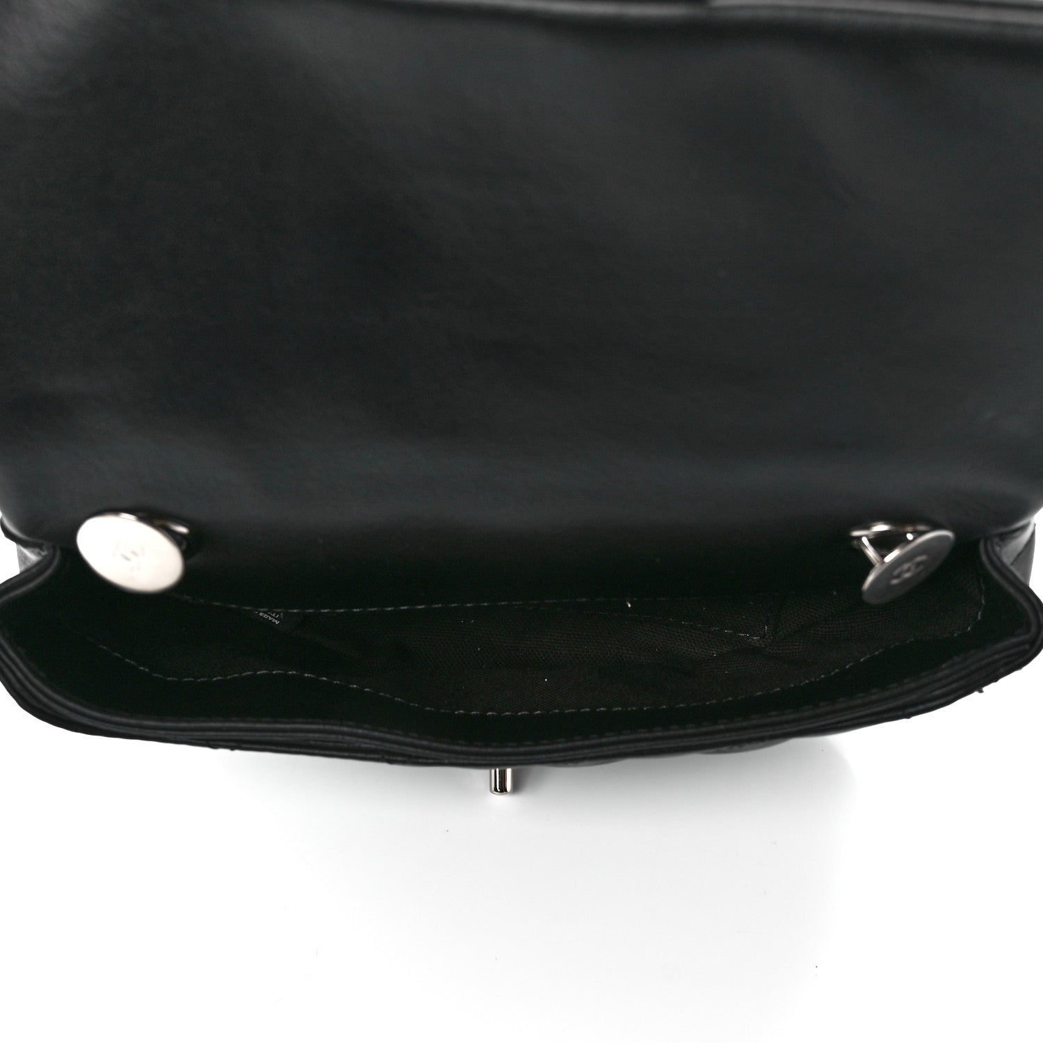 Chanel Calfskin Quilted CC Uniform Flap Belt Bag Black 5 of 13