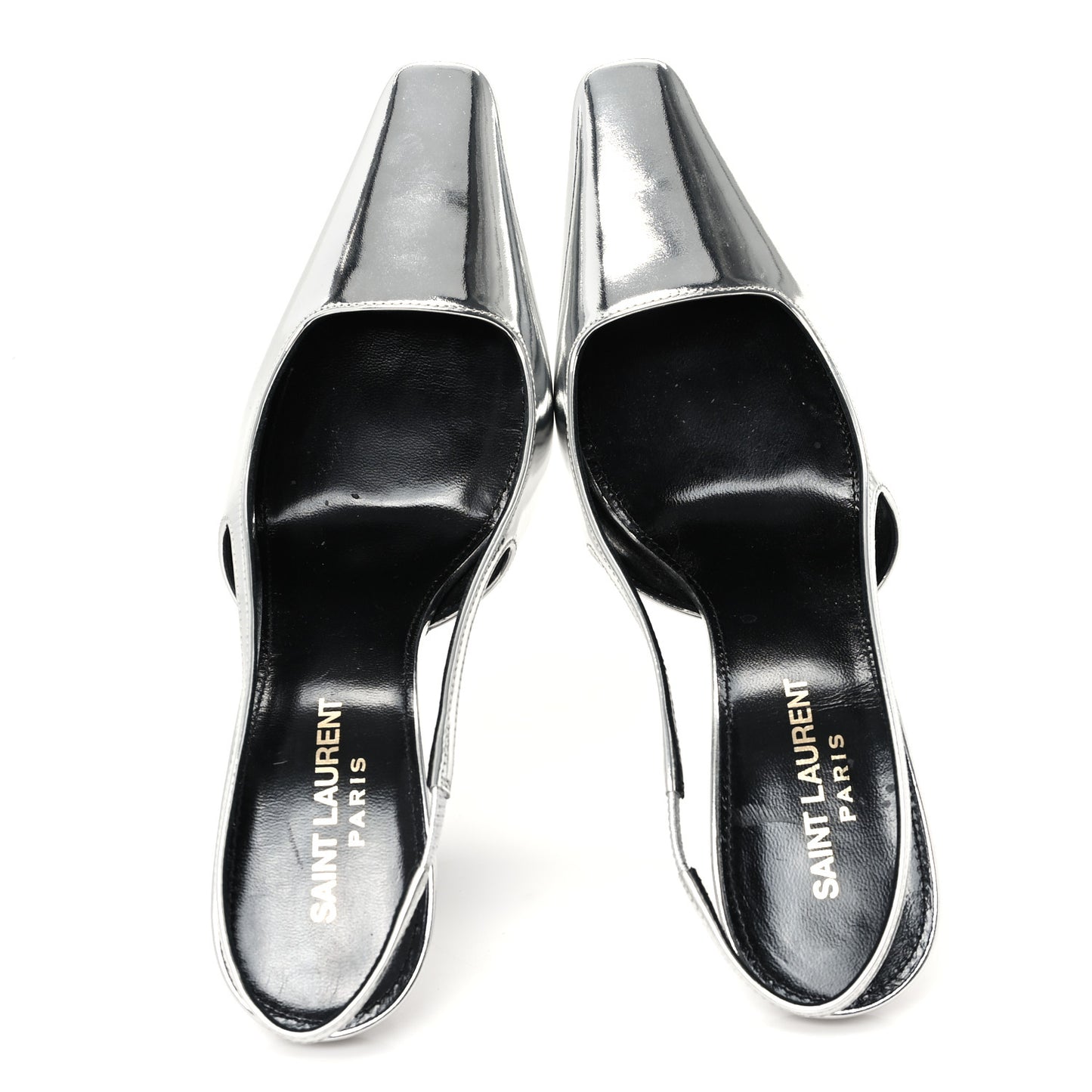 Patent Tom 90 Dream Slingback Pumps 36 Argento
