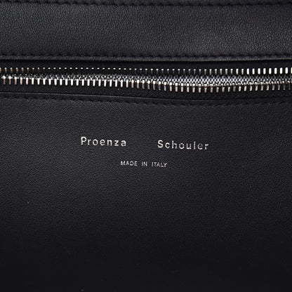 Proenza Schouler Knit Stripes Extra Large Tote Black Ecru 6 of 12