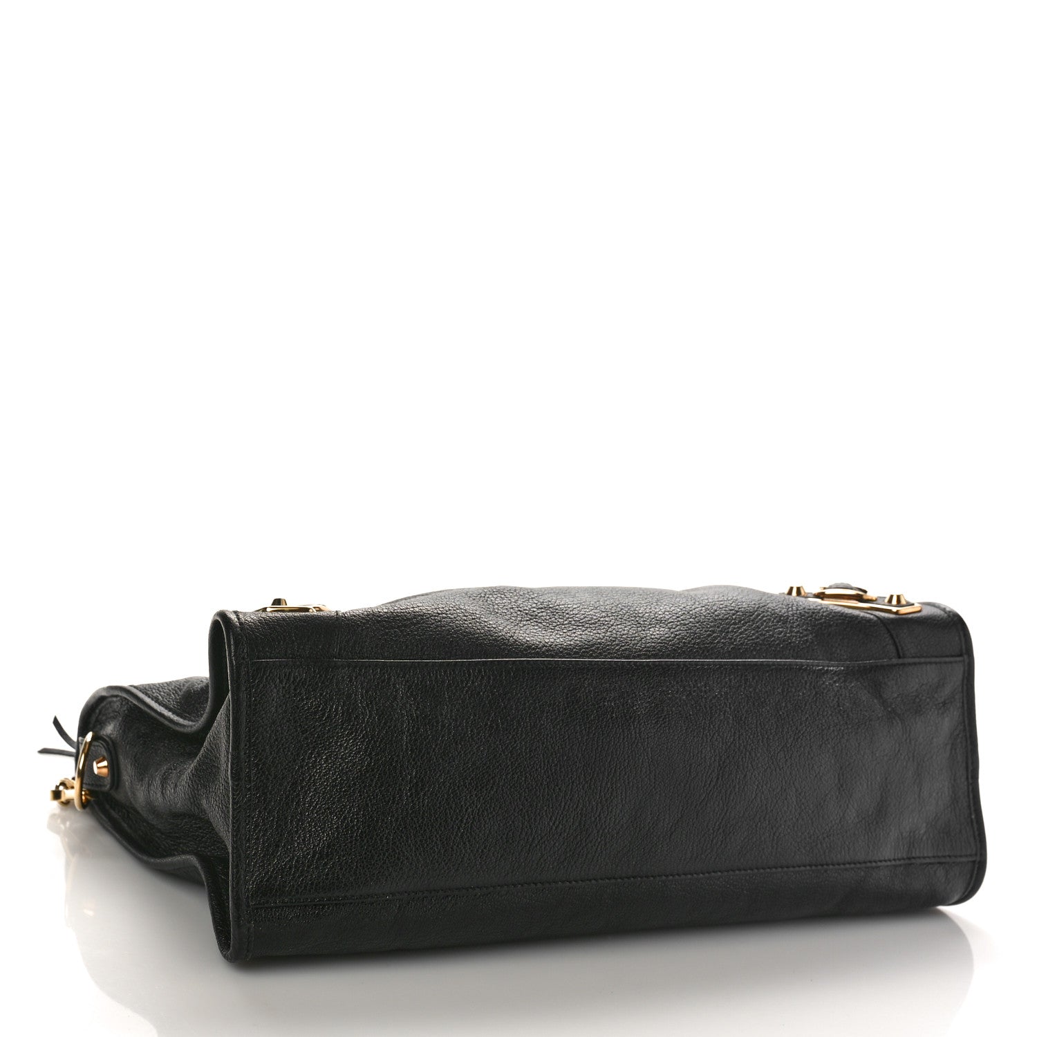 Balenciaga Chevre Gold Metallic Edge Hardware City Black 4 of 8